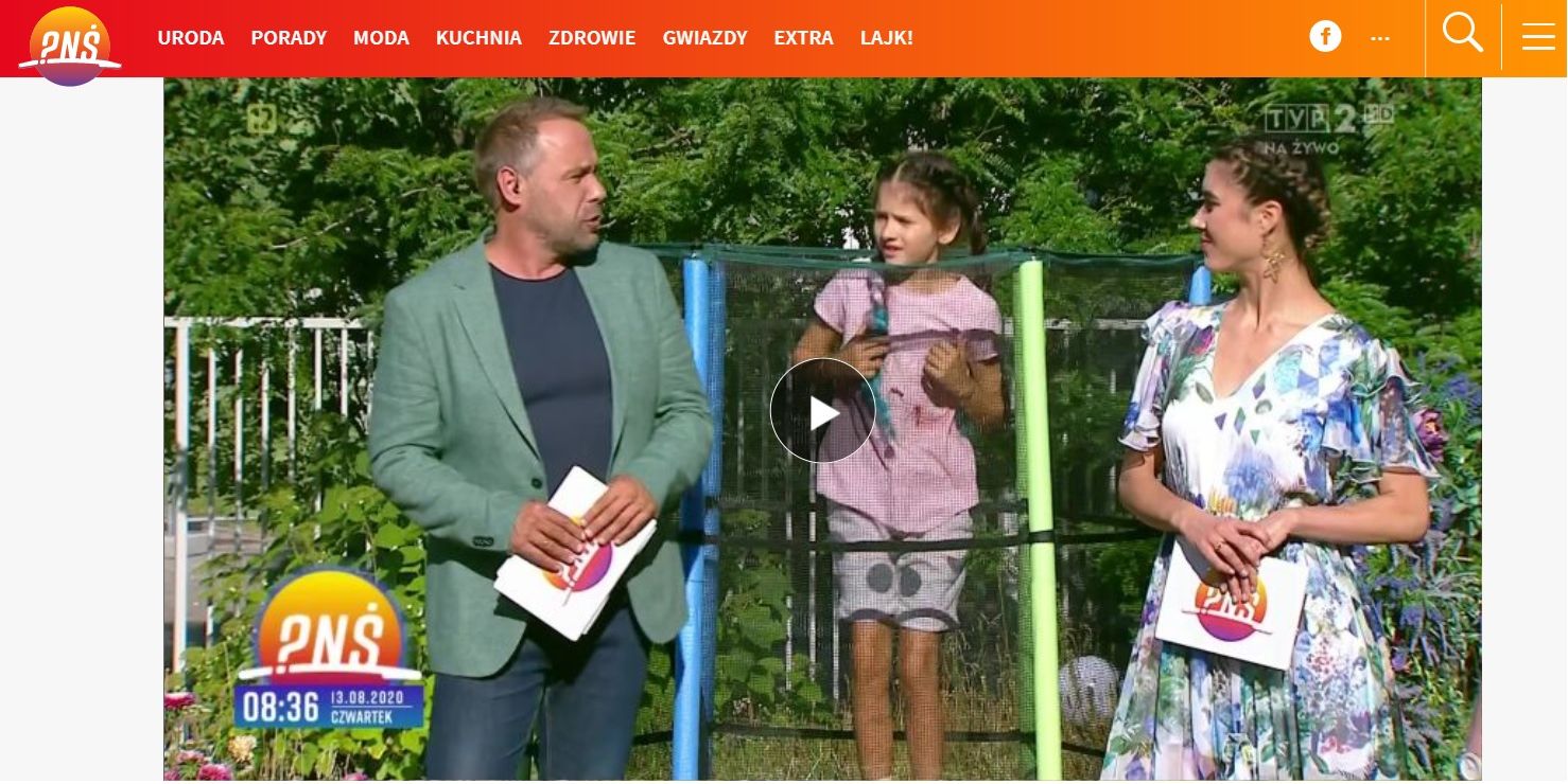 Pytanie na Śniadanie i nasze trampoliny.